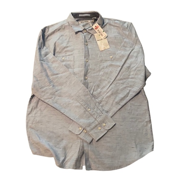 Tommy Bahama Other - NWT men’s Tommy Bahama blue button down shirt sz large